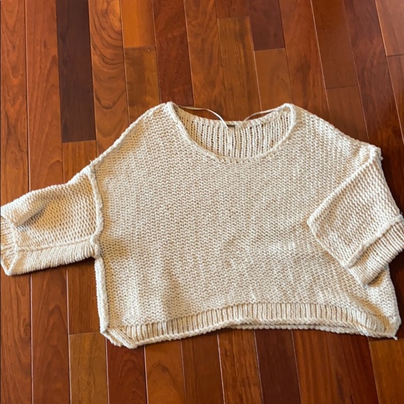 Free People Halo Pullover sweater in cream small - Picture 7 of 13